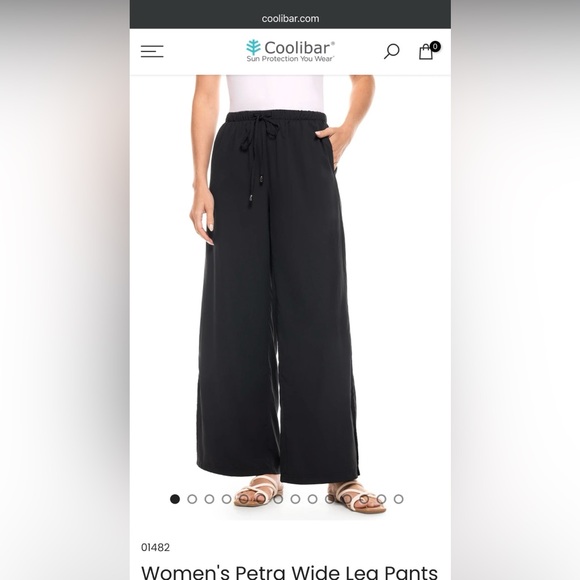 Coolibar Petra Wide Leg Pants - Picture 7 of 8